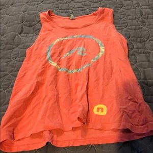 Coral wave Muscle tank